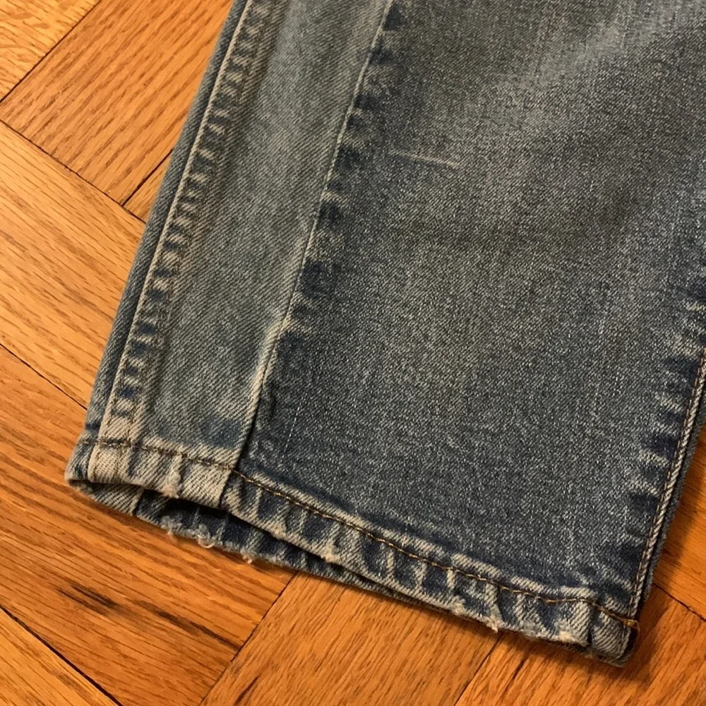 Madewell Cruiser Straight Crop Jeans: Pieced Edition Size 28 - Picture 7 of 11